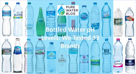 bottled water test for acidity|bottled water ph levels by brand.